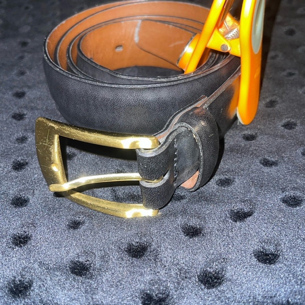 Claiborn belt 44/110 prepowned very nice black1”